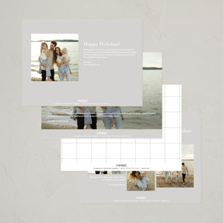 This is a bells petite holiday cards with standard by Cass Loh called subtle grace printing on recycled smooth signature in petite
