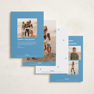 This is a lake petite holiday cards with standard by Megan Davis called galerie printing on recycled smooth signature in petite