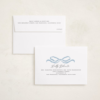 This is a iceberg petite holiday cards with standard by Pixel and Hank called disney's mickey bough border printing on recycled smooth signature in petite