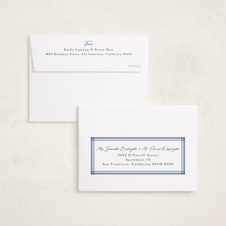 This is a sea petite holiday cards with standard by Lea Delaveris called trim printing on recycled smooth signature in petite