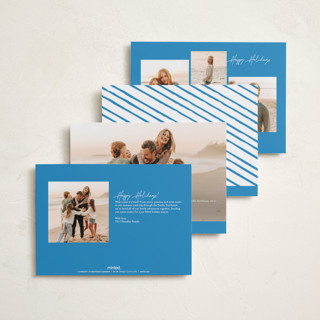 This is a sky petite holiday cards with standard by AK Graphics called cheerfilled printing on recycled smooth signature in petite