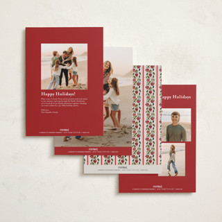 This is a putty petite holiday cards with standard by Meagan Christensen called abundance printing on signature in petite