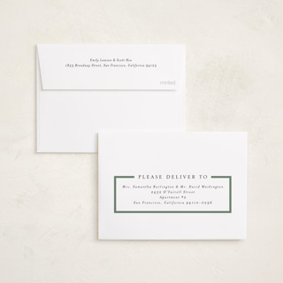 This is a pine petite holiday cards with standard by Chris Griffith called holiday feels printing on recycled smooth signature in petite