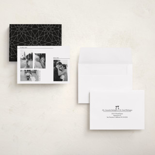 This is a silk petite holiday cards with standard by Anne Retter - SchoepfergeistArt called new minimal year printing on recycled smooth signature in petite