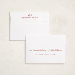 This is a candle light petite holiday cards with standard by Bayberry Kate called bethlehem crest printing on signature in petite