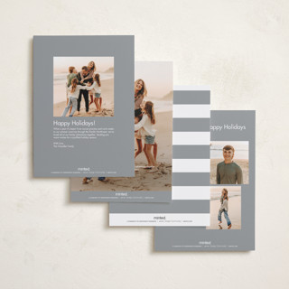 This is a snow petite holiday cards with standard by Nicoletta Savod called glamour printing on recycled smooth signature in petite