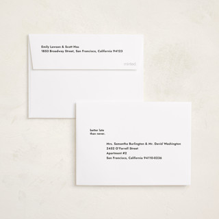 This is a lump of coal petite holiday cards with standard by Megan Davis called forgot printing on recycled smooth signature in petite