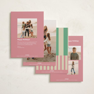This is a candy petite holiday cards with standard by Helena Vitto called merry & bright days printing on signature in petite