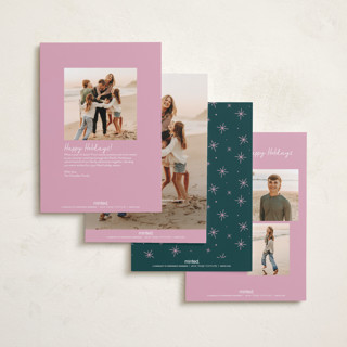 This is a gumdrop petite holiday cards with standard by Shari Margolin called bold and bright printing on recycled smooth signature in petite