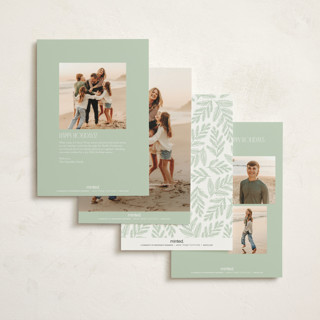 This is a starlight petite holiday cards with standard by Jennifer Wick called juniper printing on signature in petite