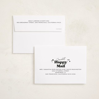 This is a snowy night petite holiday cards with standard by Itsy Belle Studio called we tried. printing on recycled smooth signature in petite