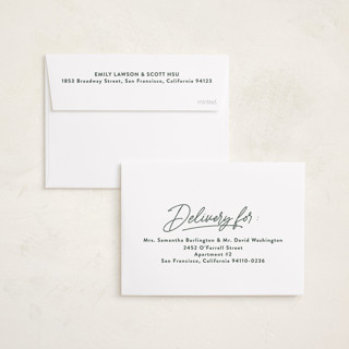 This is a pine petite holiday cards with standard by Kacey Kendrick Wagner called wonderful year printing on recycled smooth signature in petite