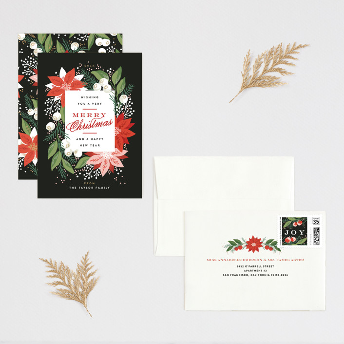 Greeting Card Floral Holiday Petite Cards by Alethea and Ruth Minted