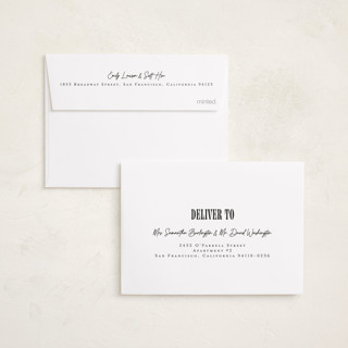 This is a midnight petite holiday cards with standard by Alethea and Ruth called slideshow lineup printing on recycled smooth signature in petite