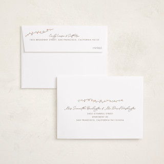 This is a frosting petite holiday cards with standard by Holly Whitcomb called crazy lights printing on recycled smooth signature in petite