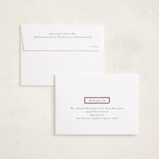 This is a berry petite holiday cards with standard by Stacey Meacham called plaid collage printing on recycled smooth signature in petite