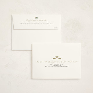 This is a eggnog foil pressed holiday cards with foil pressed by Susan Moyal called greenery tree printing on signature in standard