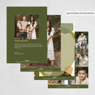 This is a spruce non photo holiday cards with standard by Wendy Keller called cirque printing on signature in standard