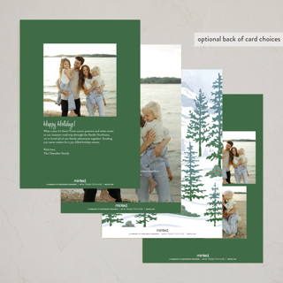 This is a juniper non photo holiday cards with standard by Paper Sun Studio called rocky road christmas printing on signature in standard