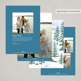 This is a blue spruce non photo holiday cards with standard by Paper Sun Studio called rocky road christmas printing on signature in standard