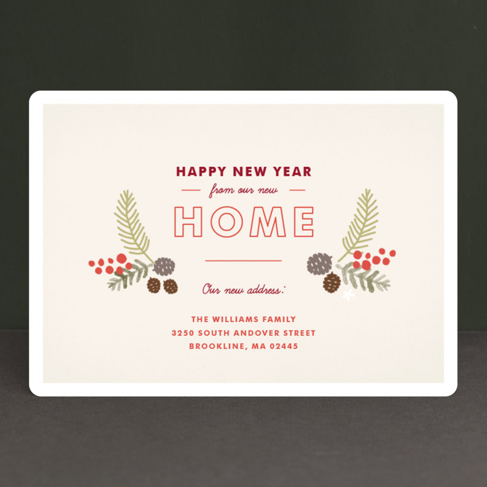 Home For The Holidays Holiday Cards By Jennifer Wick Minted Home For The Holidays Holiday Cards In Cream By Jennifer Wick