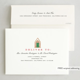 This is a tradition non photo holiday cards with standard by Pixel and Hank called holiday greetings printing on signature in standard