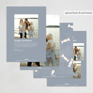 This is a candy non photo holiday cards with standard by Sumak Studio called sweet december printing on signature in standard