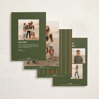 This is a spice non photo holiday cards with standard by Creo Study called christmas polka printing on signature in standard