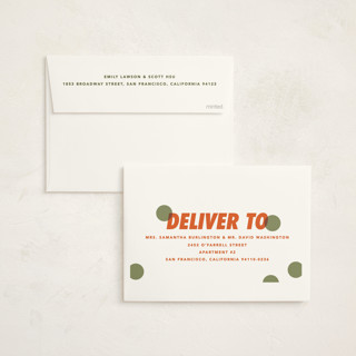 This is a spice non photo holiday cards with standard by Creo Study called christmas polka printing on signature in standard