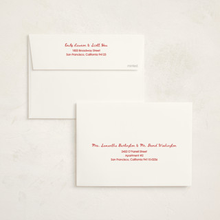 This is a candy cane non photo holiday cards with standard by Cleghorn Creative called sweet holiday note printing on signature in standard