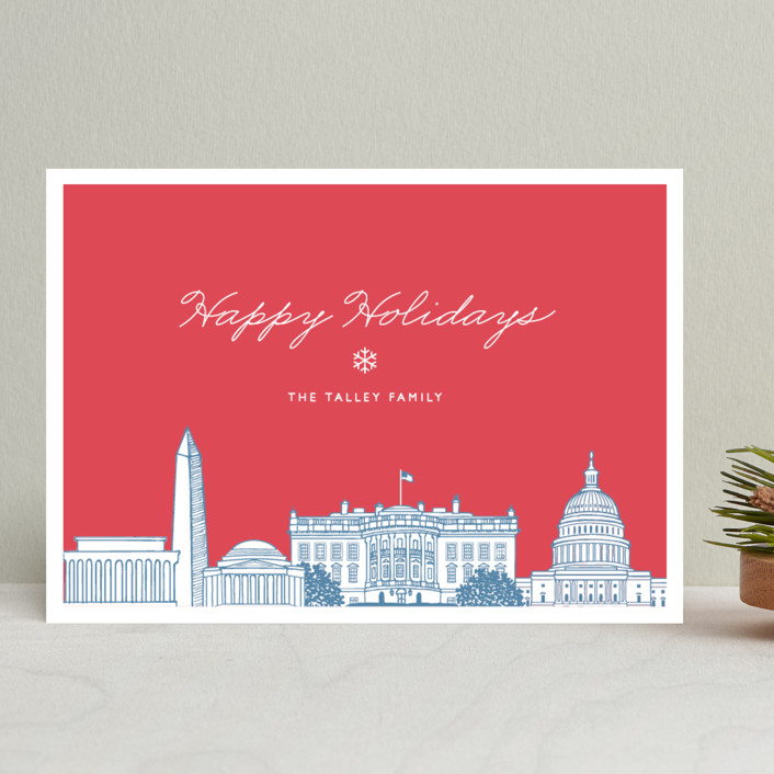Big City Washington DC Holiday Cards by Hooray Creative Minted