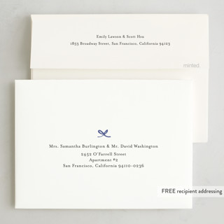 This is a violet non photo holiday cards with standard by Ani Somi called cozy house printing on signature in standard