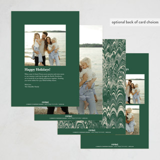 This is a evergreen non photo holiday cards with standard by Claire called book printing on signature in standard