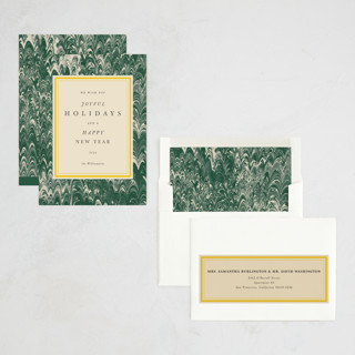 This is a evergreen non photo holiday cards with standard by Claire called book printing on signature in standard