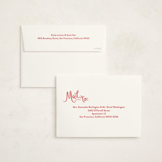 This is a candied grapefruit non photo holiday cards with standard by Megan Davis called winter bright printing on signature in standard