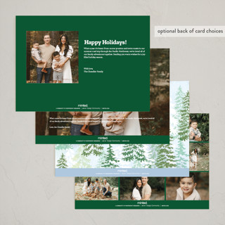 This is a evergreen non photo holiday cards with standard by Paper Sun Studio called dashing through the snow printing on signature in standard
