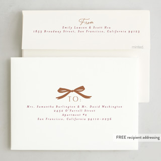 This is a snow non photo holiday cards with standard by Everett Paper Goods called ornament branch printing on signature in standard