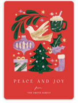 No Photo Personalized Christmas Cards | Minted