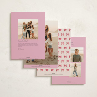 This is a strawberry non photo holiday cards with standard by Claudia Orengo called preppy memories printing on signature in standard