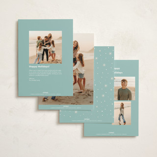This is a cider non photo holiday cards with standard by THE SOCIAL TYPE WHOLESALE called gingerbread dog house printing on signature in standard