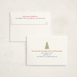 This is a evening non photo holiday cards with standard by Elly called city printing on signature in standard