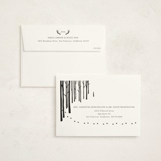 This is a coal non photo holiday cards with standard by itsjensworld called all is calm printing on signature in standard
