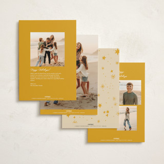 This is a ginger non photo holiday cards with standard by Joanna Rosado called deck the hall printing on signature in standard