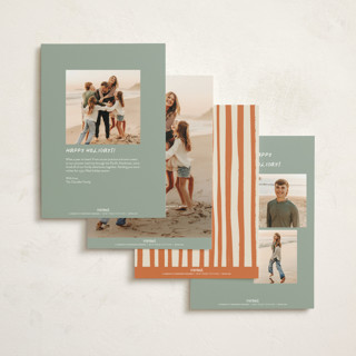 This is a cider non photo holiday cards with standard by Jenna Holcomb called nye printing on signature in standard