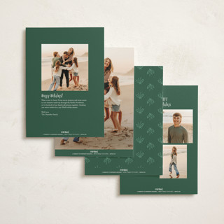 This is a fog non photo holiday cards with standard by Leia Matt called howdy holidays boots printing on signature in standard