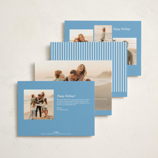 This is a sky non photo holiday cards with standard by Erika Firm called california doves printing on signature in standard