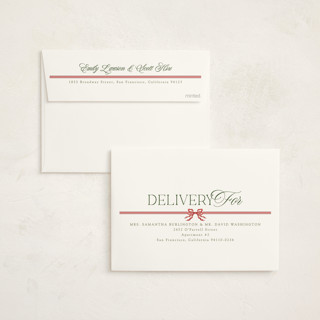 This is a mint non photo holiday cards with standard by Erin L. Wilson called roland park printing on signature in standard