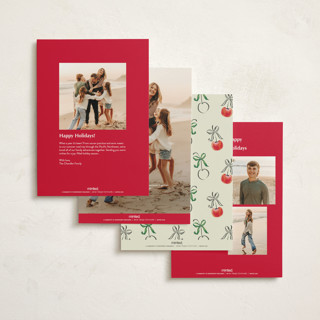 This is a lime non photo holiday cards with standard by Jackie Crawford called christmas jelly printing on signature in standard