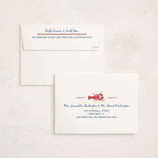 This is a cerulean non photo holiday cards with standard by Jenna Holcomb called seas printing on signature in standard