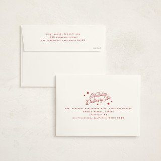 This is a garland non photo holiday cards with standard by Wildfield Paper Co called retro candy stripe printing on signature in standard